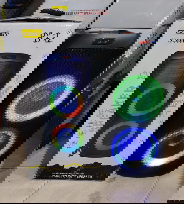 صب فردة 8 بوصة دبل كهرباء مضئ بلوتوث وراديو Crash 8001 Image 3 Preview