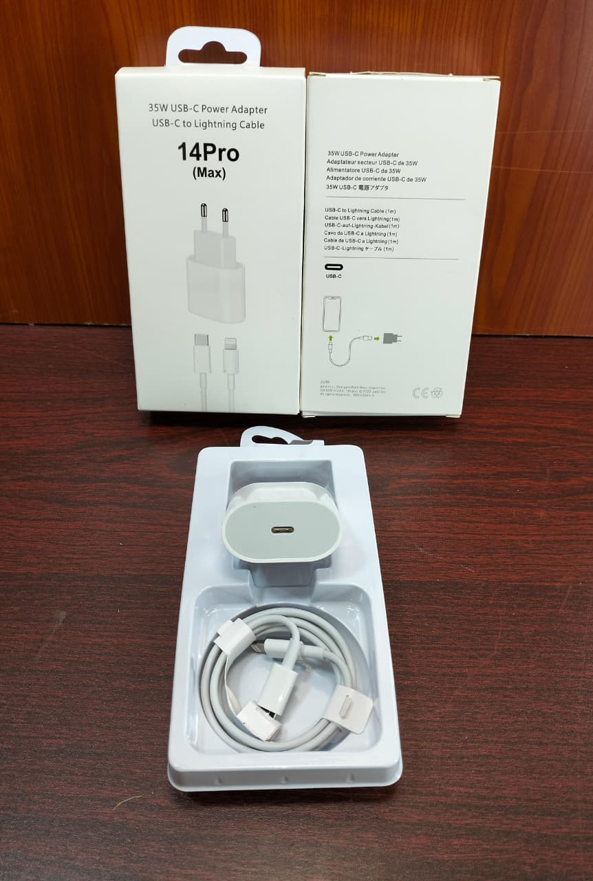 شاحن ايفون ثنائي 35 وات 14pro max Preview Image