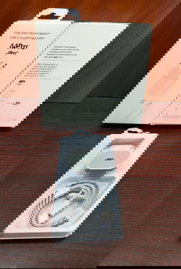 شاحن ايفون ثنائي 35 وات 14pro max Image 1 Preview