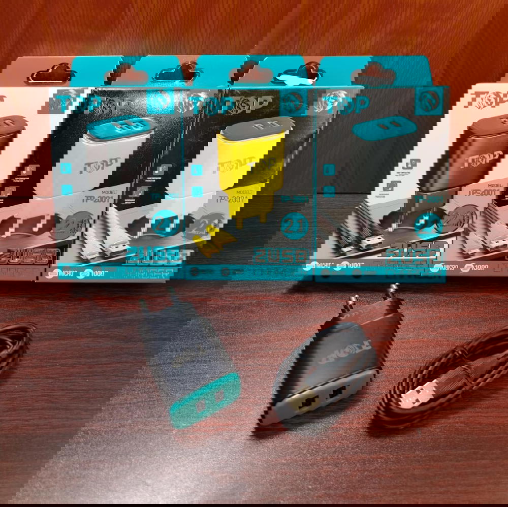 شاحن ميكرو 2 مخرج TOP 2001 Preview Image