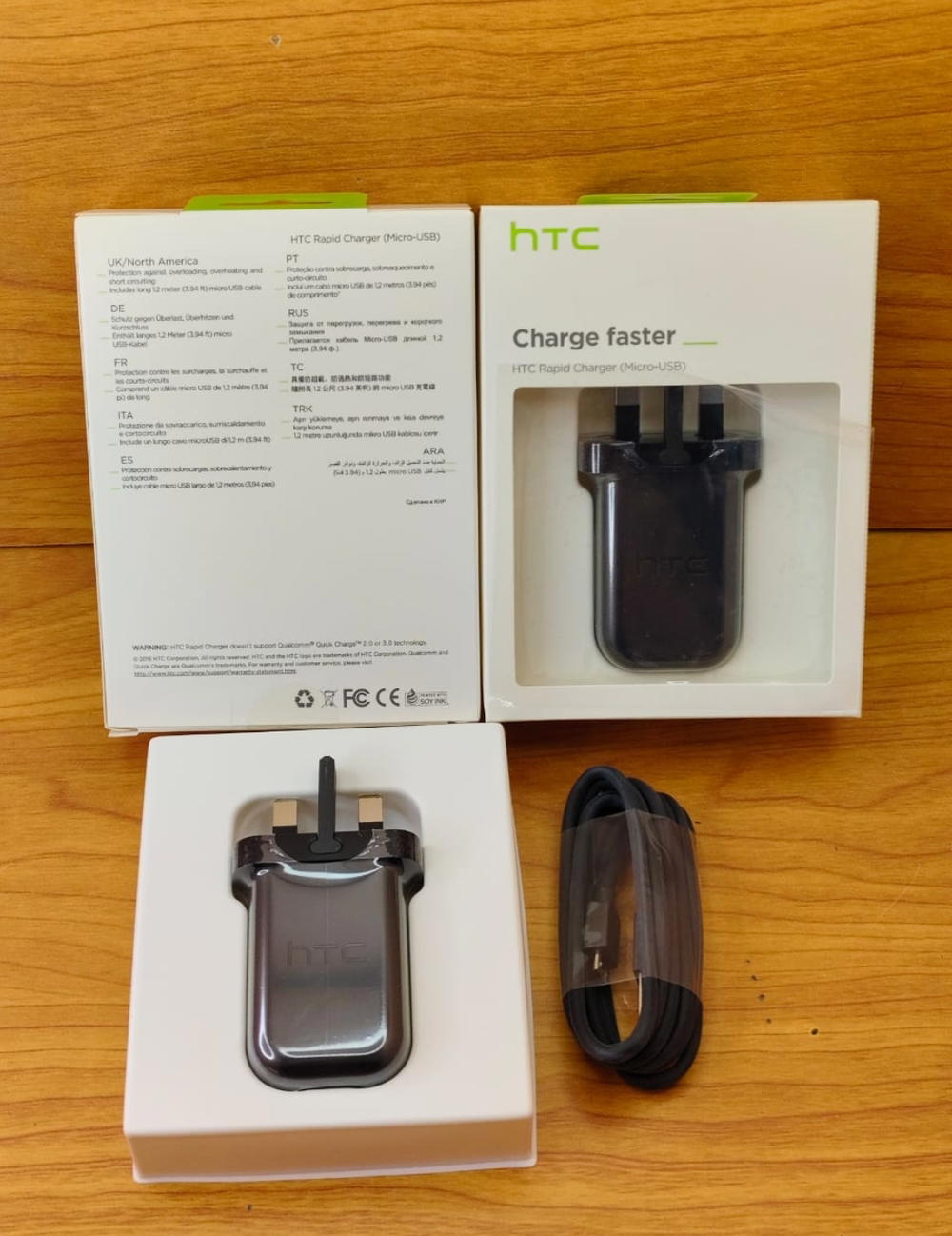 شاحن ميكرو استوك 10 وات كوالكوم HTC  Preview Image
