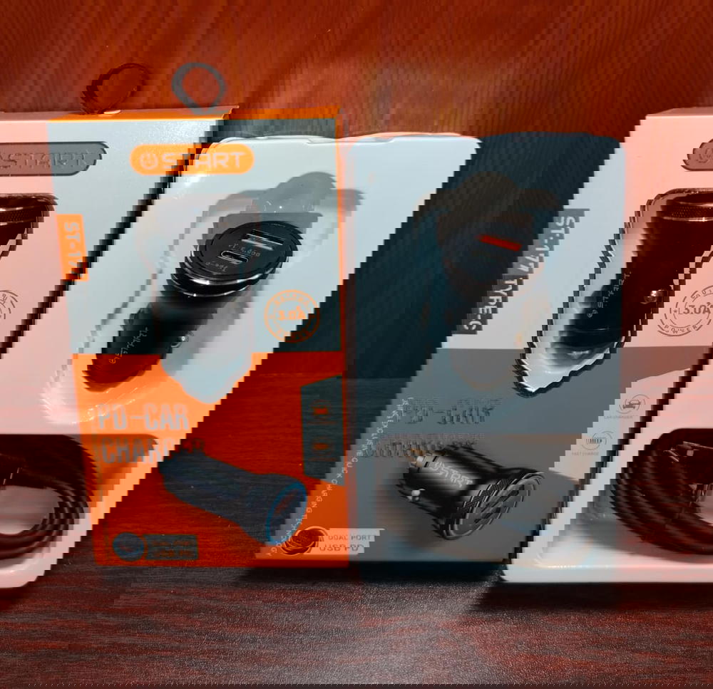 شاحن سيارة تايب سي معدن 3 امبير ضمان Start st177 Preview Image