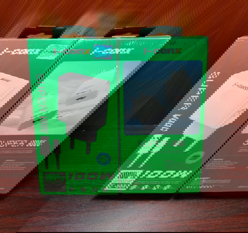 شاحن تايب سي 100 وات ضمان I-conx 666 Preview Image