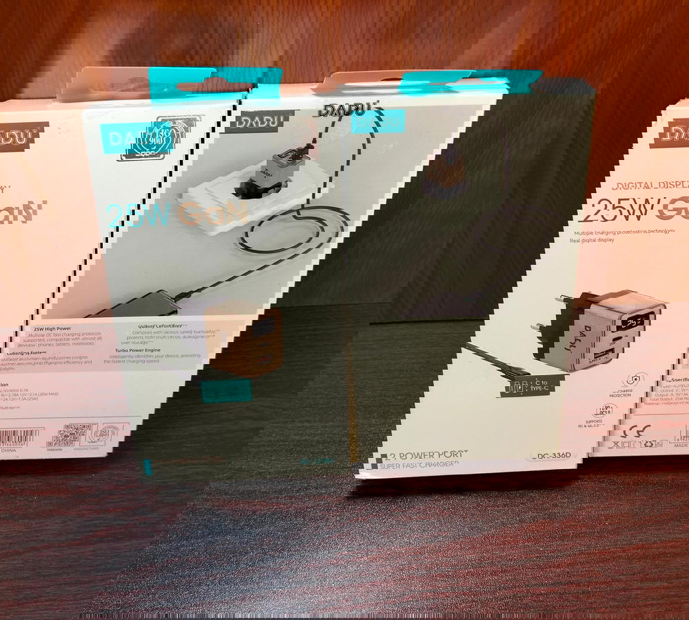 شاحن تايب سي 2 مخرج PD 25W شاشة ضمان DADU DC299 Preview Image