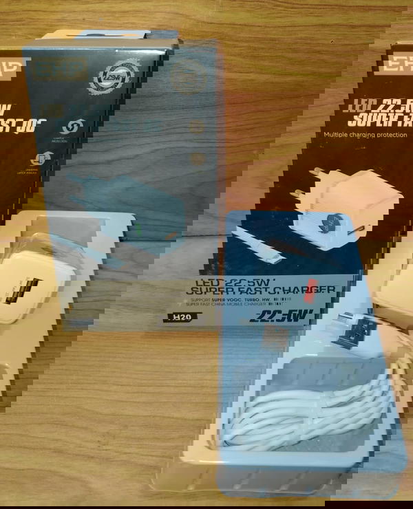 شاحن تايب سي 22.5 وات مضئ ضمان EHP h20 Image 2 Preview