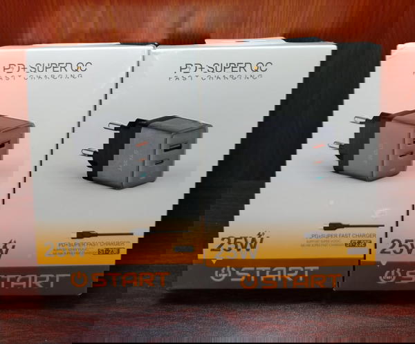 شاحن تايب سي 25 وات 2 مخرج PD ضمان Start st23e Image 1 Preview