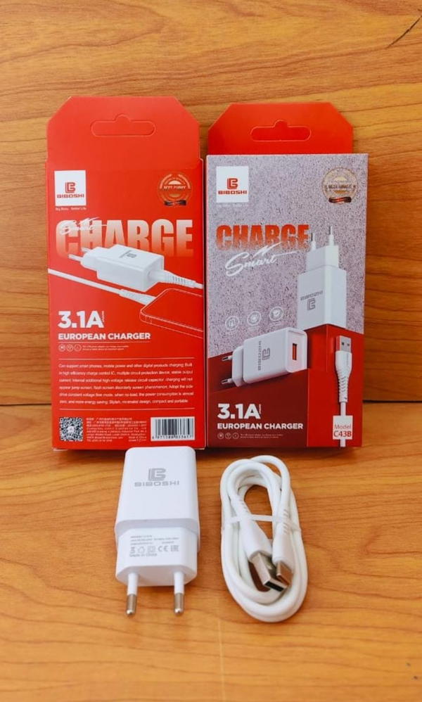 شاحن تايب سي 3.1 امبير ضمان BiBOSHi c43b Image 1 Preview