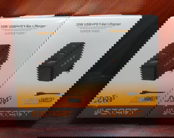 شاحن تايب سي 35 وات 2 مخرج PD ضمان Start st24e Image 1 Preview