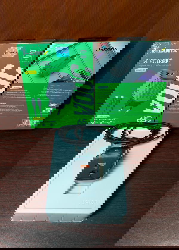 شاحن تايب سي 60 وات 2 مخرج ضمان I-conx k23 Image 1 Preview