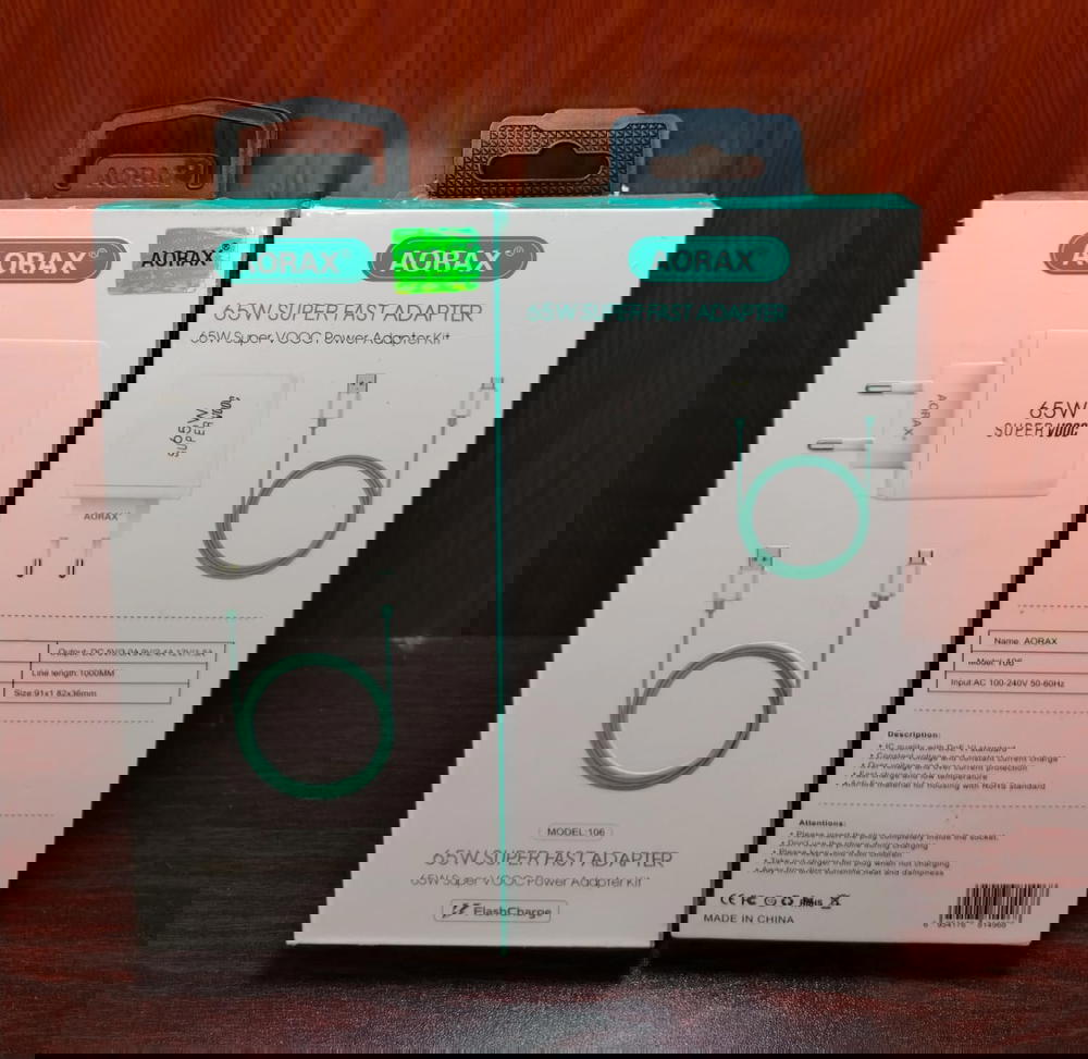 شاحن تايب سي 65 وات Aorax Preview Image
