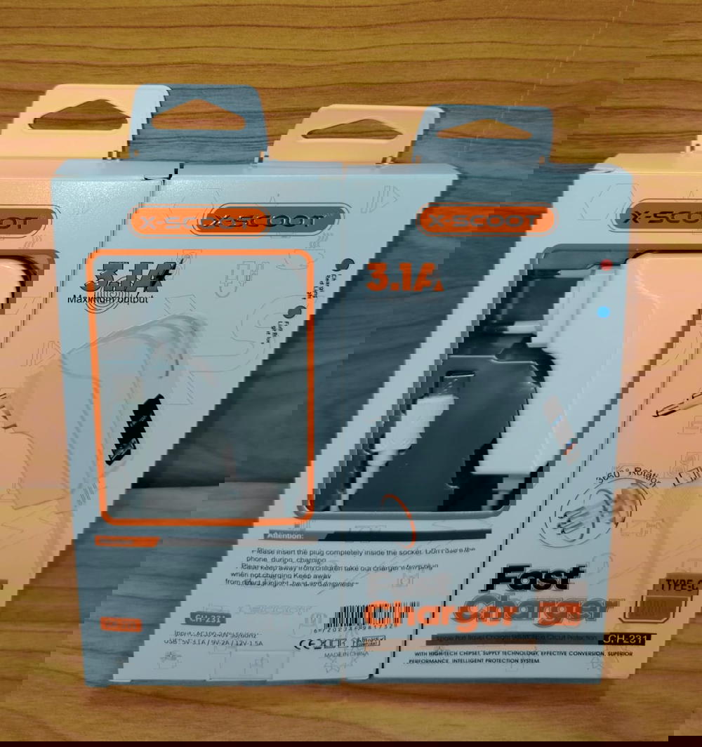 شاحن تايب سي دوار 3.1 امبير ضمان X-Scoot Preview Image
