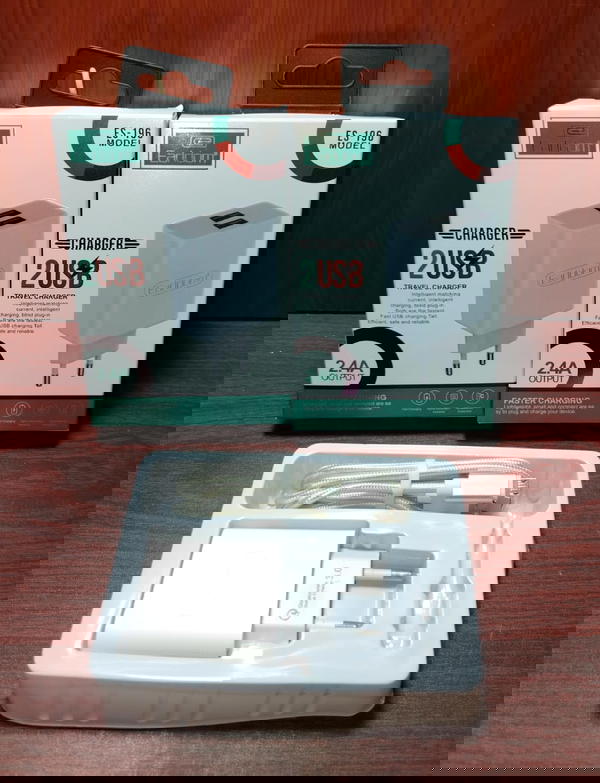 شاحن ميكرو 2 مخرج Earldom Image 1 Preview