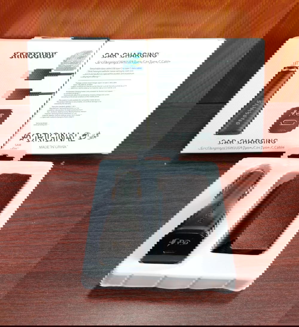 شاحن سياره تايب سي طرفين 25 وات PD سامسونج  Preview Image