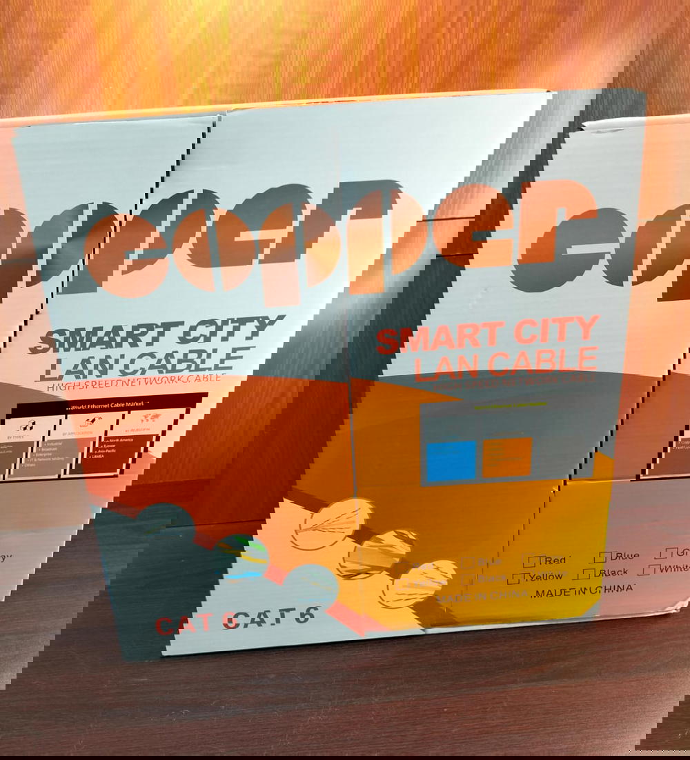 سلك نت 305 ياردة Copper CAT6 Preview Image