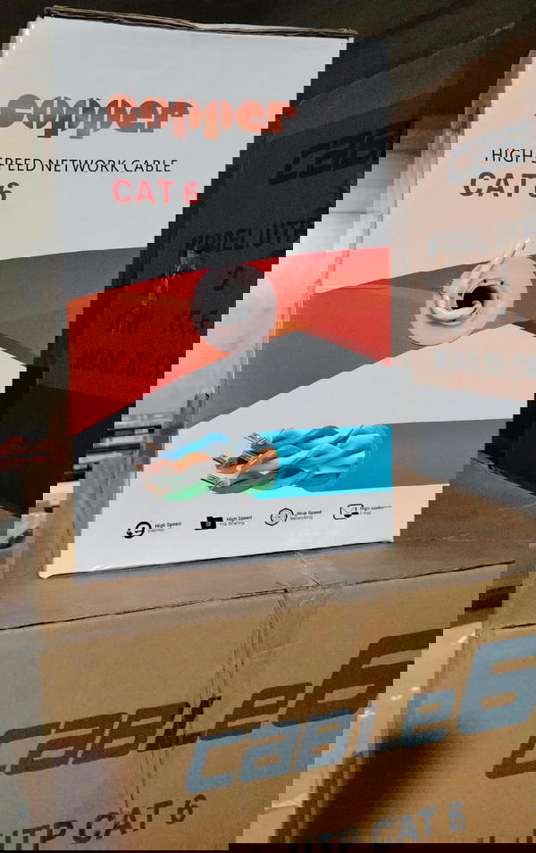 سلك نت 305 ياردة Copper CAT6 Image 2 Preview