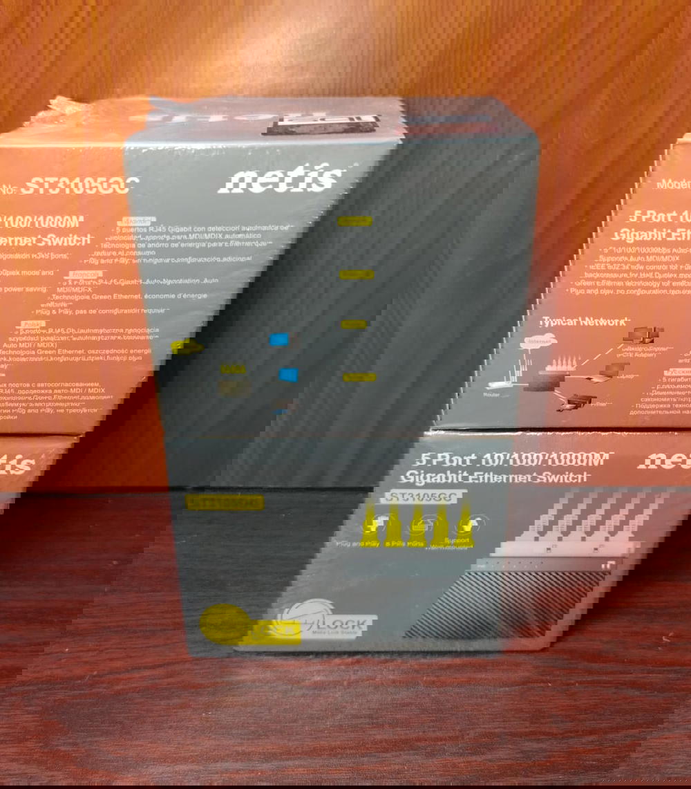 سويتش 5 مخرج Netis 10/100/1000m ضمان سنة Preview Image