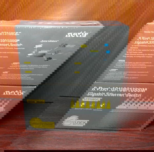 سويتش 8 مخرج Netis 10/100/1000m ضمان سنة Image 1 Preview