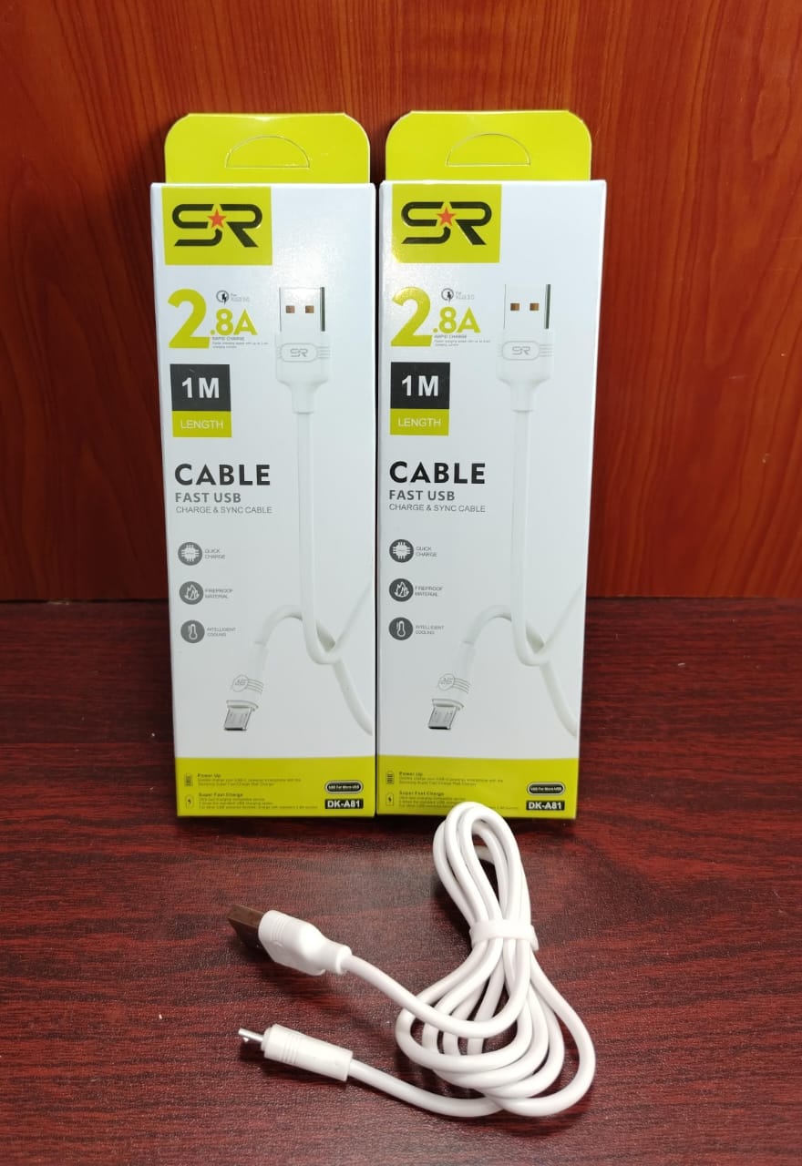 كابل ميكرو 2.8 امبير ضمان SR A81 Preview Image