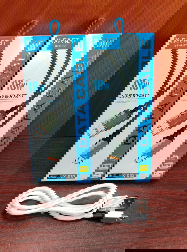 كابل ميكرو شيلد 5 امبير ضمان X-Fast x-033 Image 1 Preview