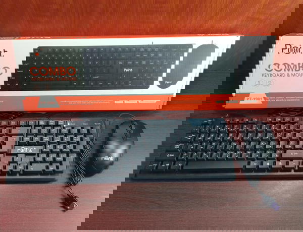 كيبورد + ماوس ضمان Point pt-1901 usb Image 1 Preview
