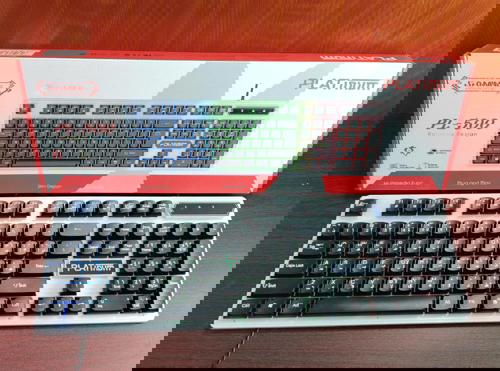 كيبورد مضئ ضمان Platinum pl-500 Preview Image