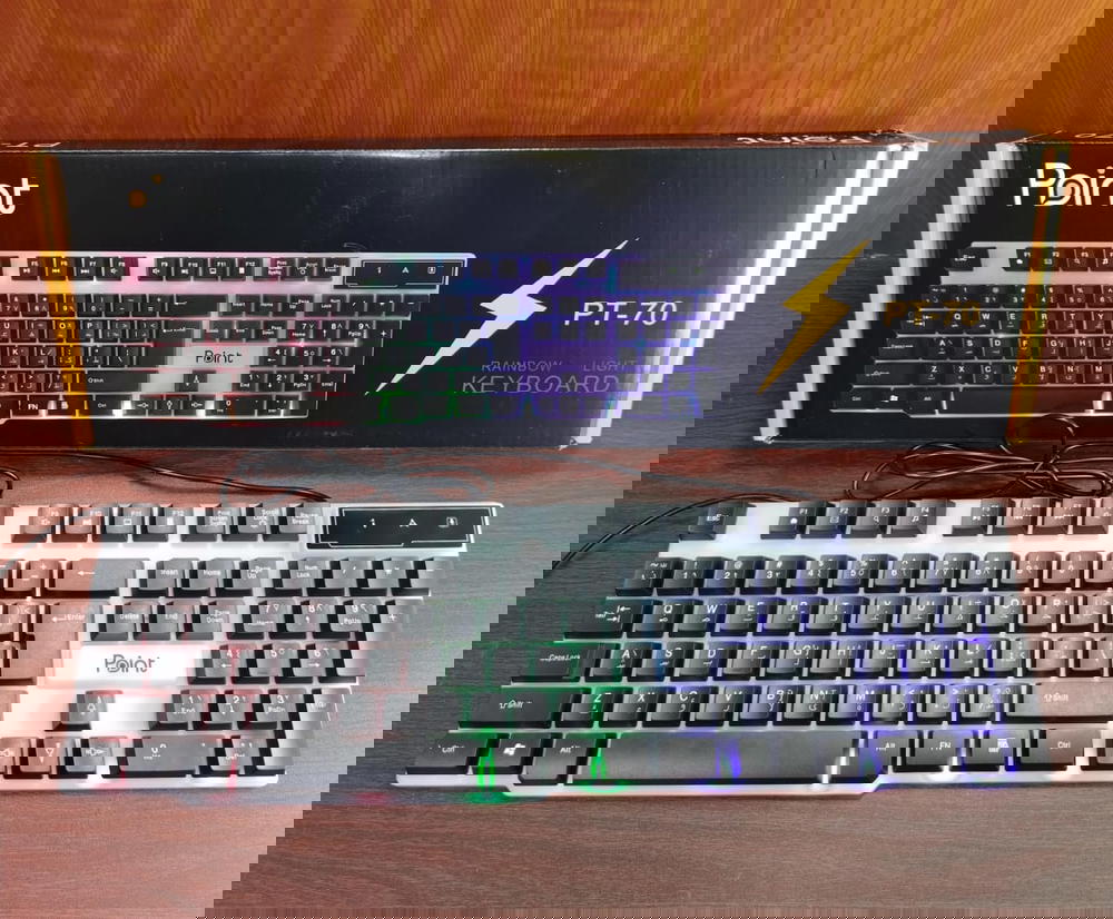 كيبورد مضئ ضمان Point pt-70 usb Preview Image
