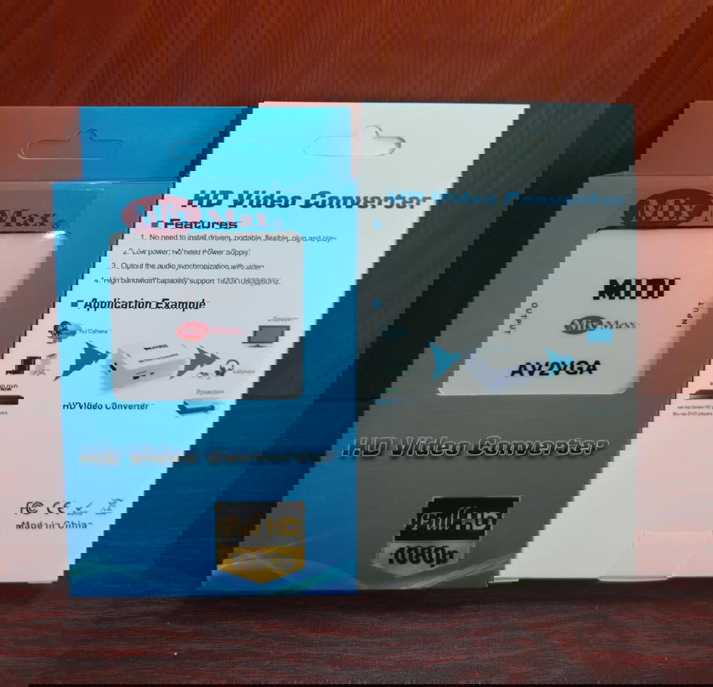 Convert mini AV to VGA Preview Image