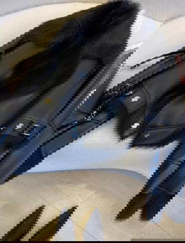 Fur jacket in leather Image 1 Preview
