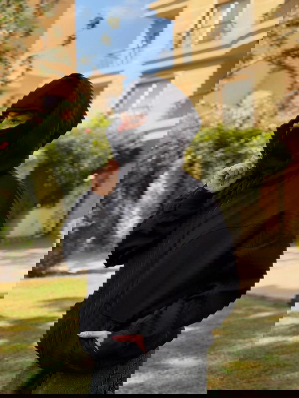 Hoodie with two caps Image 1 Preview