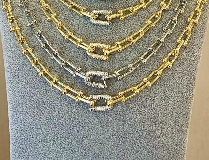 gold plated Tiffany necklace Preview Image