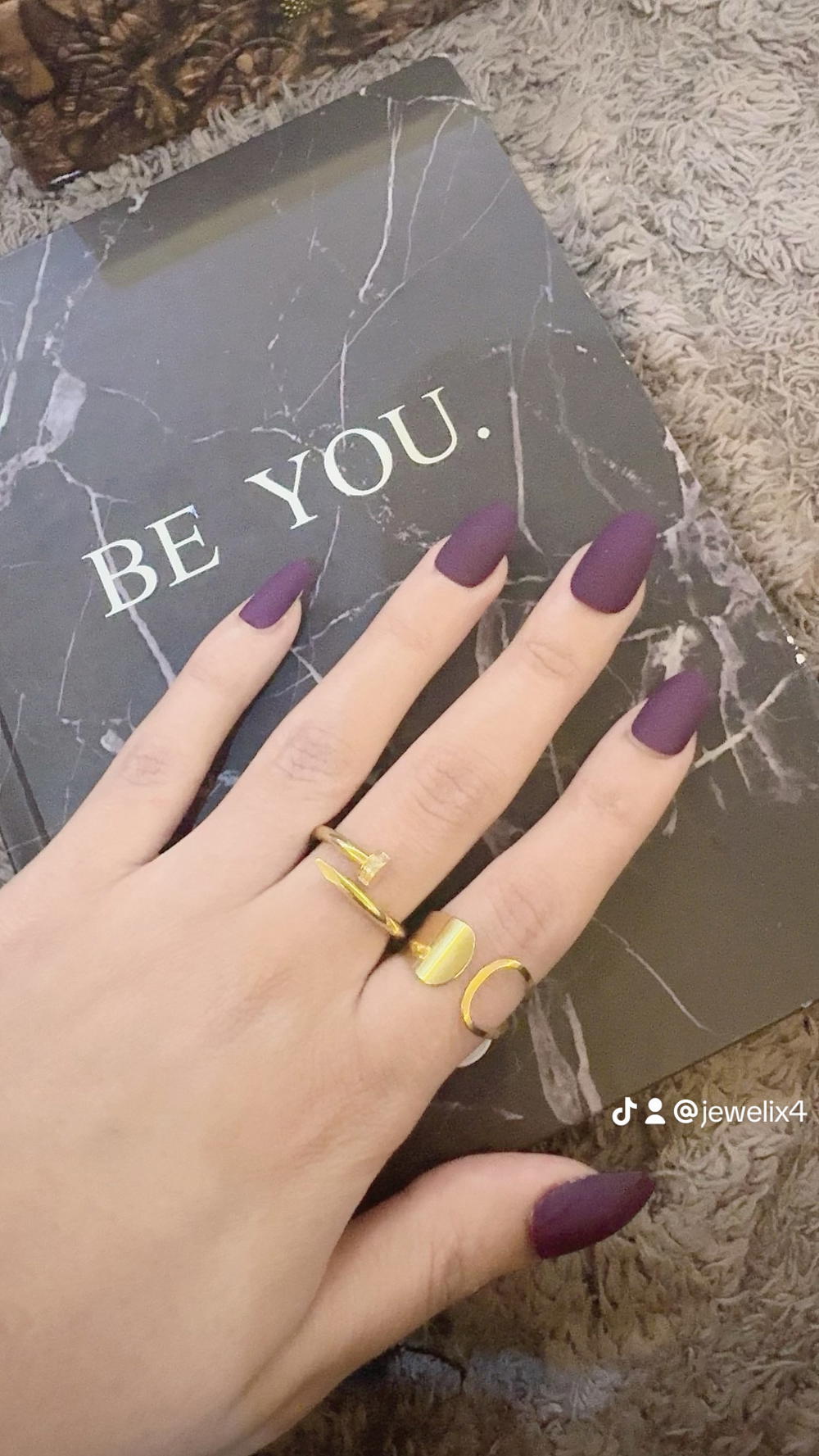 nail ring with stones Preview Image