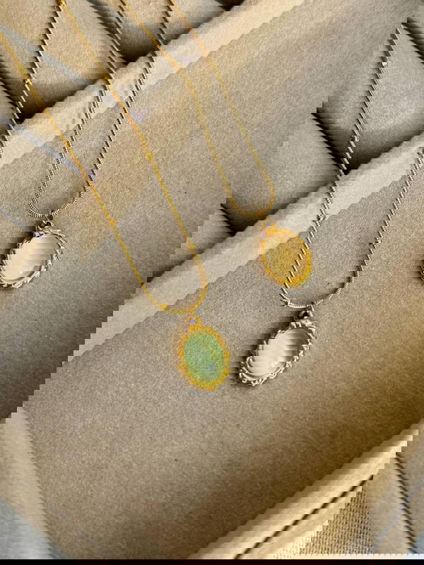 stone necklace  Image 3 Preview