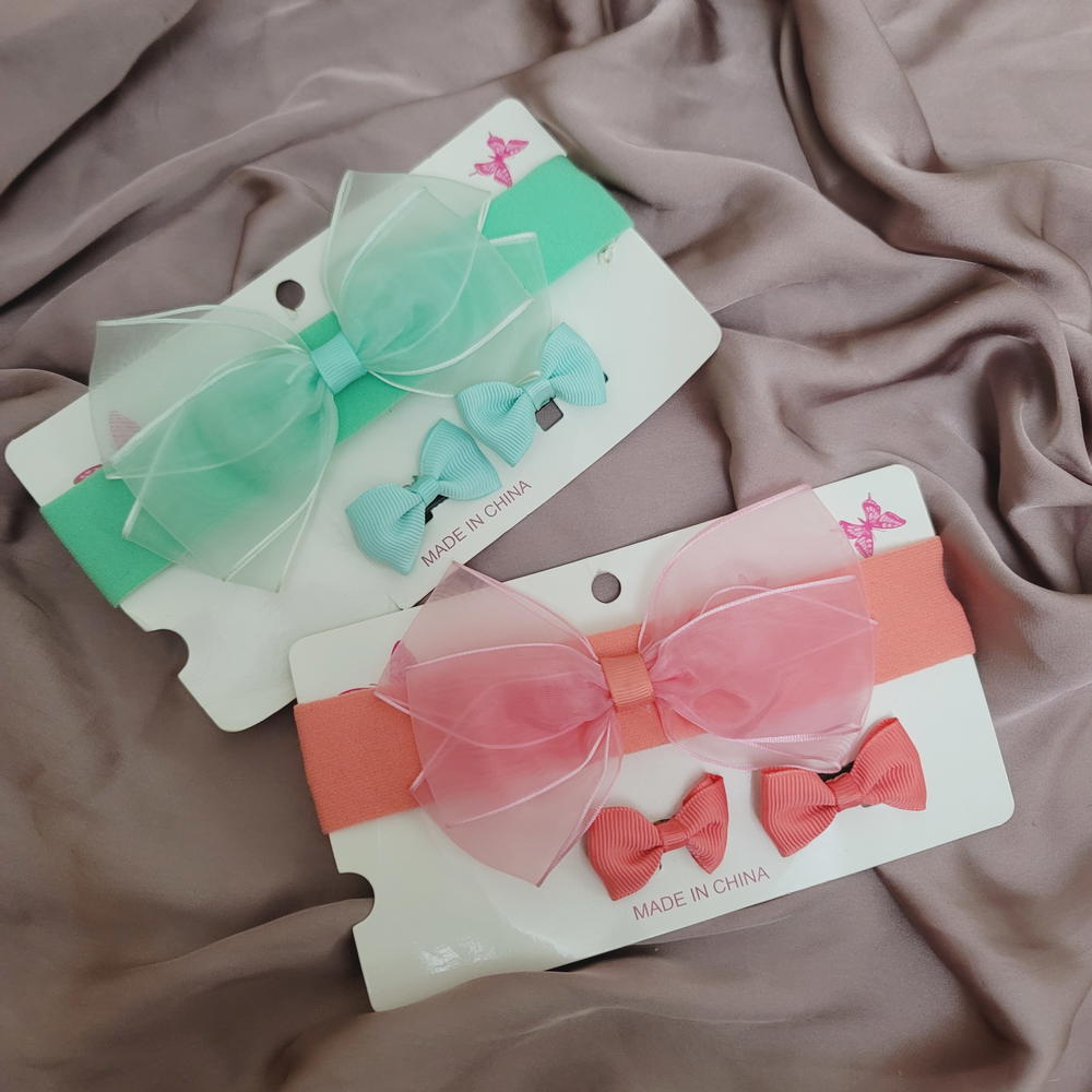 Baby HeadBand / سورتيت بيبي من شهرين ل سنتين + ٢ بنسة ميني Preview Image
