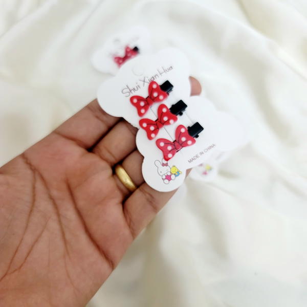 Hair Pin / Micro Mini Bow  بنس ميني صغنتوته  Image 2 Preview