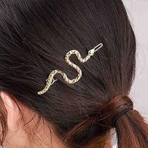 Hair Pin / Snake Hair Pieces هير بيس ثعباني 😂 Image 2 Preview