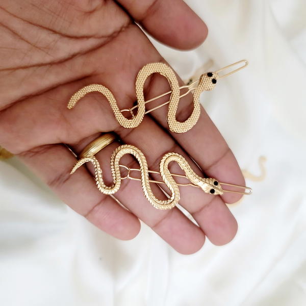 Hair Pin / Snake Hair Pieces هير بيس ثعباني 😂 Image 6 Preview