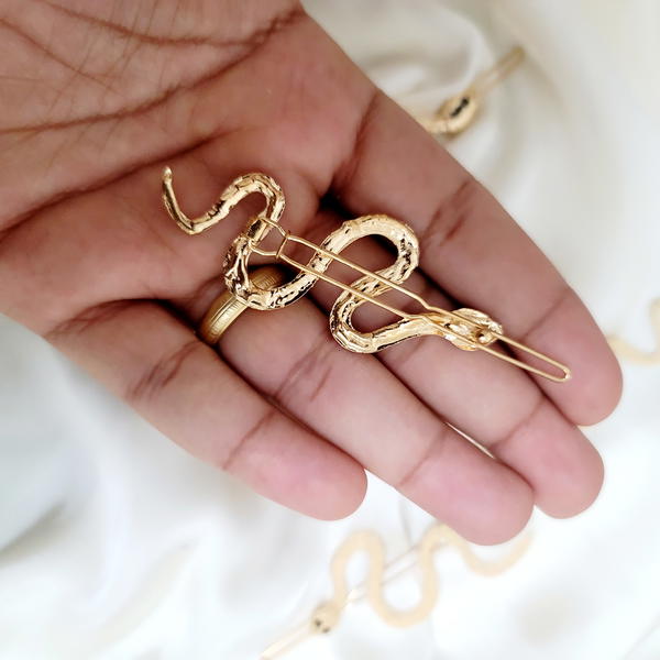 Hair Pin / Snake Hair Pieces هير بيس ثعباني 😂 Image 7 Preview