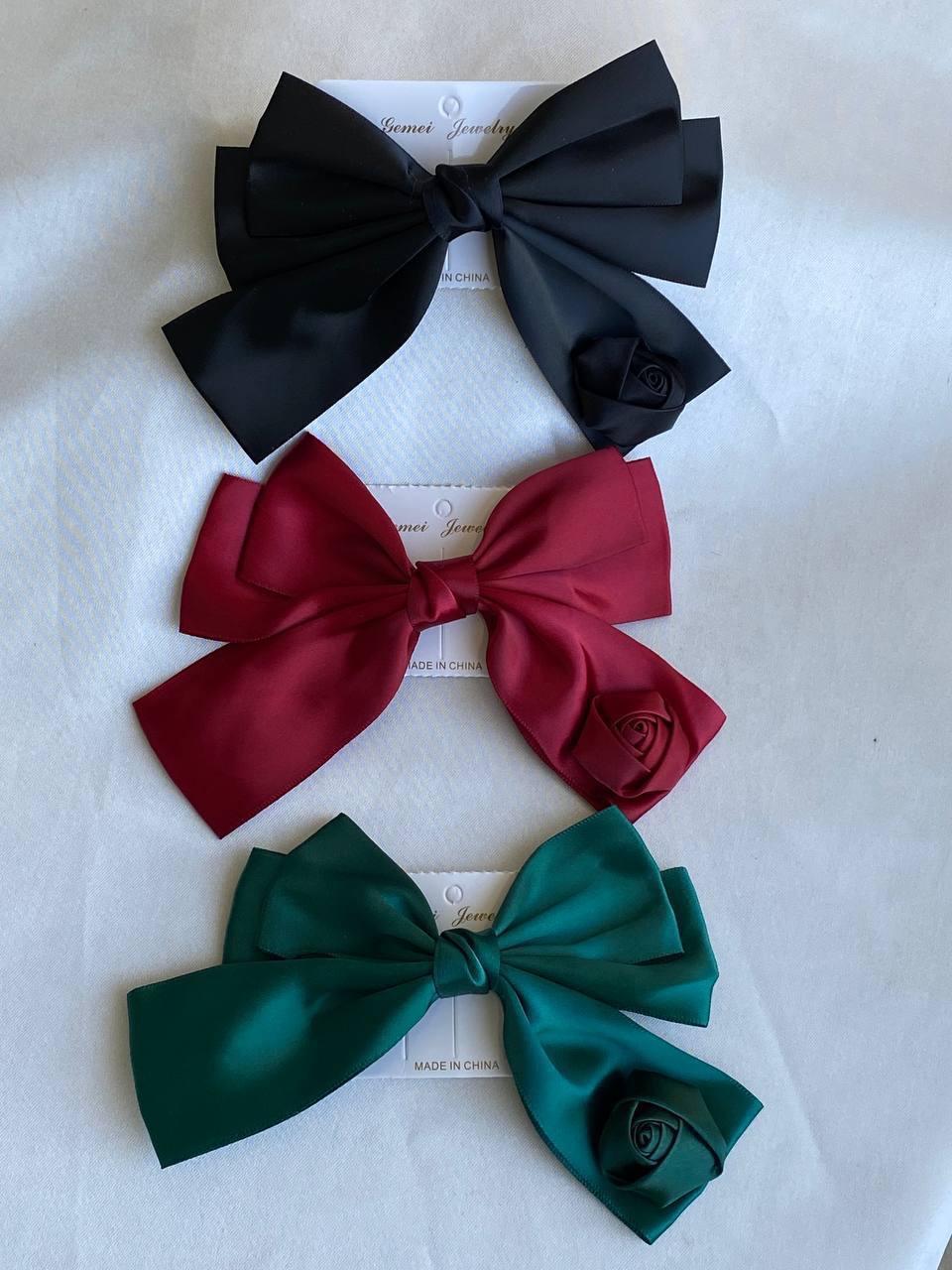 Hair Pin/ Bow With Cute Flower ❤️ Preview Image
