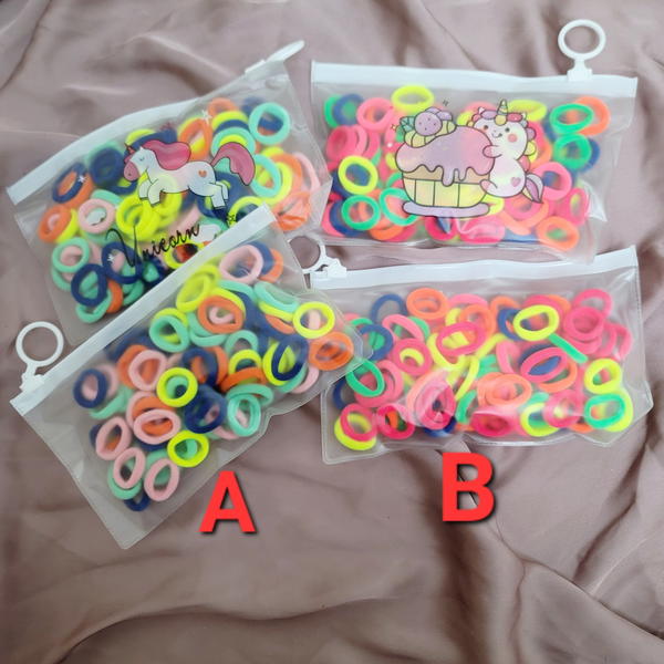 Hair Tie / كيس توك حوالي ٩٠ قطعه Image 1 Preview