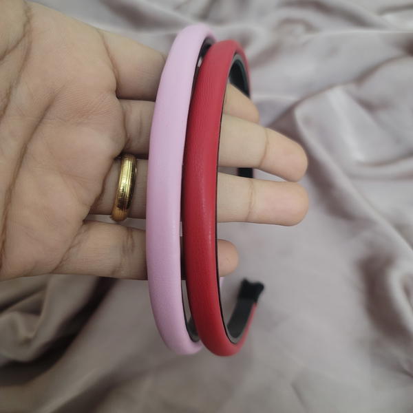 Head Band / طوق سنون جلد رفيع  Image 3 Preview