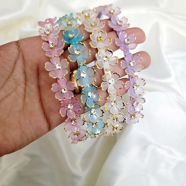 HeadBand / Crystals Flower Band طوق ورورد كريستاليه شيك  Image 2 Preview