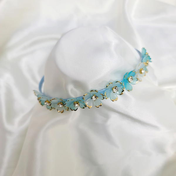 HeadBand / Crystals Flower Band طوق ورورد كريستاليه شيك  Image 4 Preview