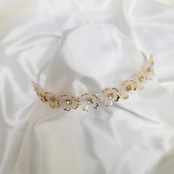 HeadBand / Crystals Flower Band طوق ورورد كريستاليه شيك  Image 5 Preview