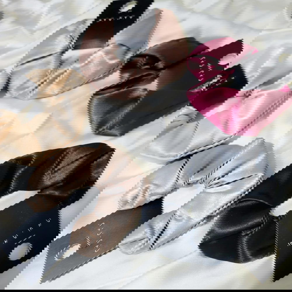 Hair Tie / Satin ties - توك ساتان حجم متوسط   Preview Image