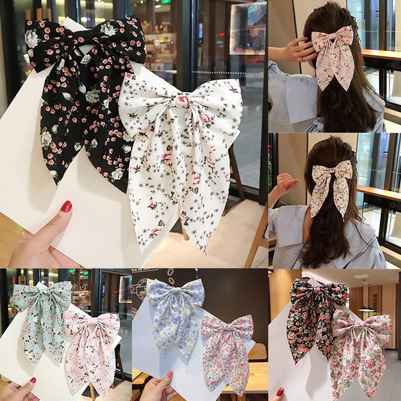 Hair Tie / Flowery Bow Ties فيونكة مشجر استك Preview Image