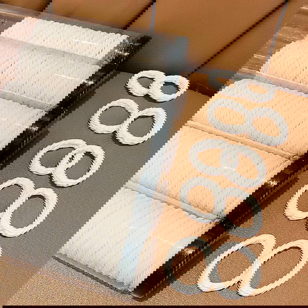Hair Tie / Box of Ties_A علبة اساتك ابيض Preview Image