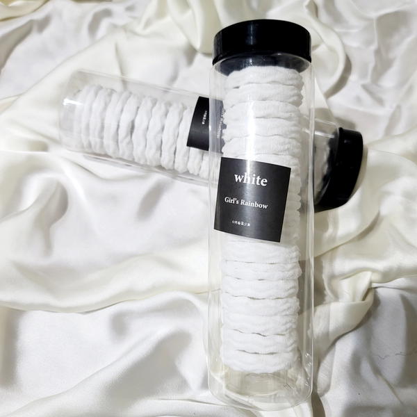 Hair Tie / Box of Ties_A علبة اساتك ابيض Image 5 Preview