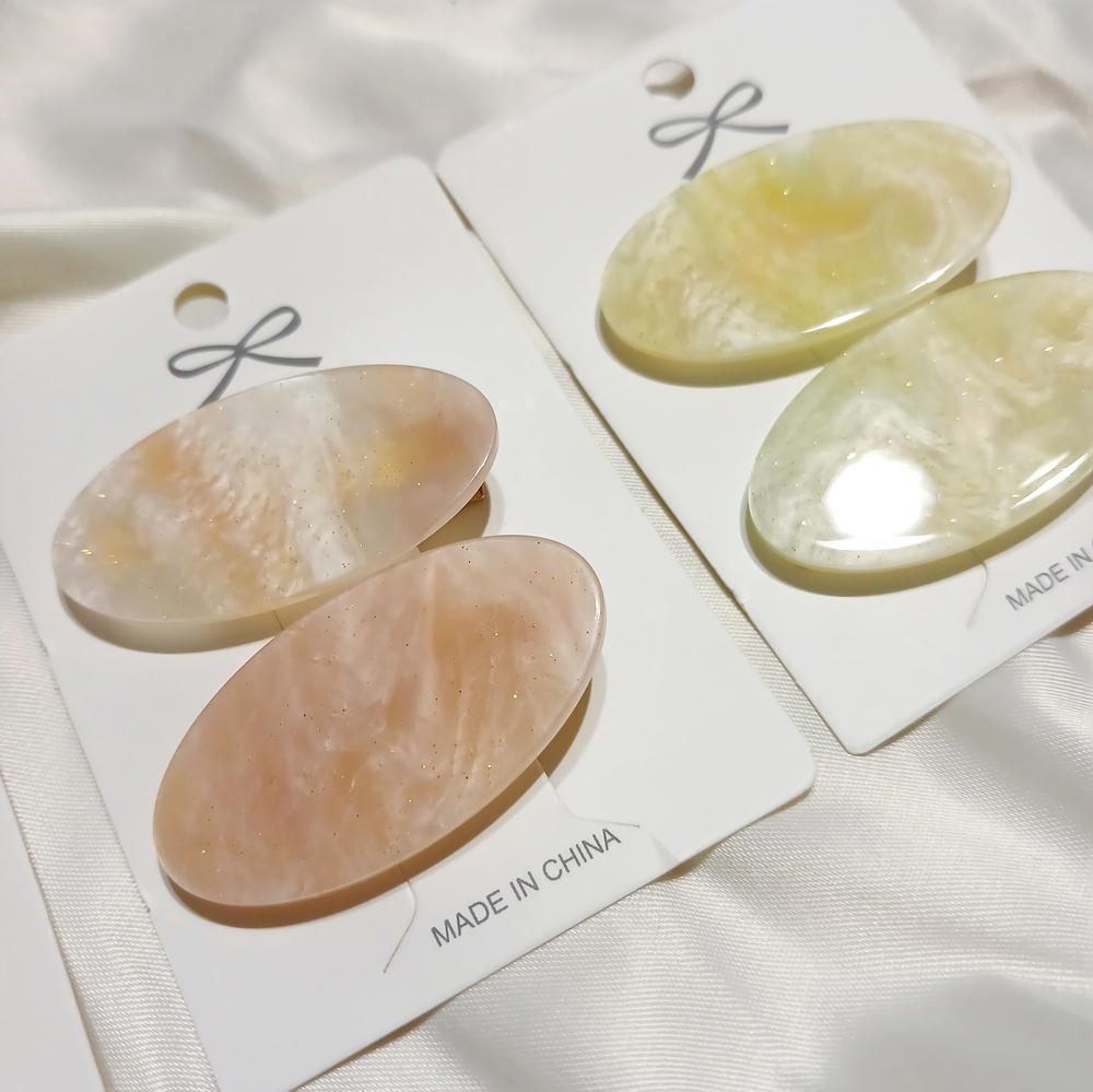 Hair Pin / Marble Pin x2 كارت بنس حجر ماربل Preview Image