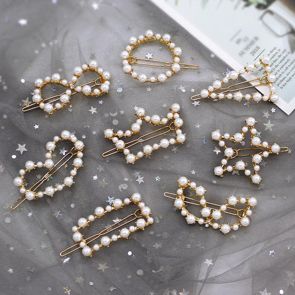 Hair Pin / Pearl Hair Piece هير بيس لولي  Image 3 Preview