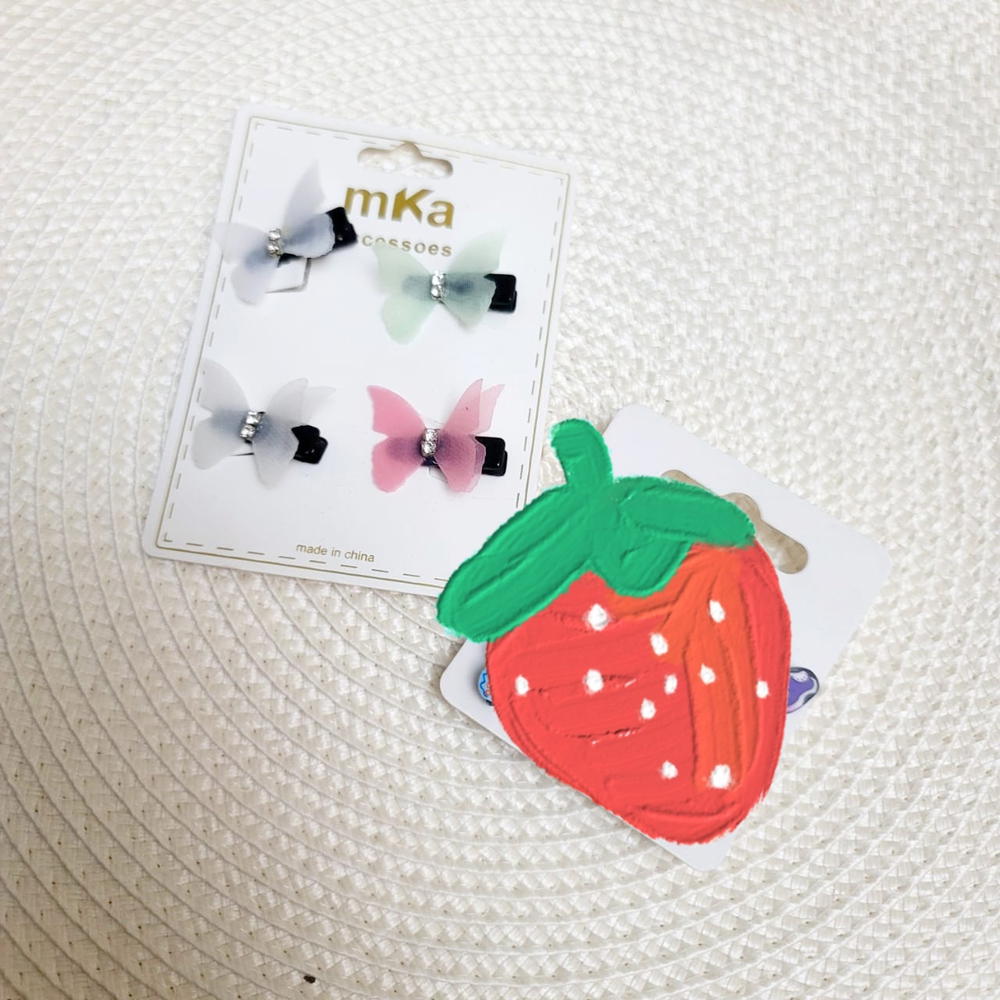 Hair Pin / Butterflies Pin مجموعه بنس فراشات ٤ قطع Preview Image